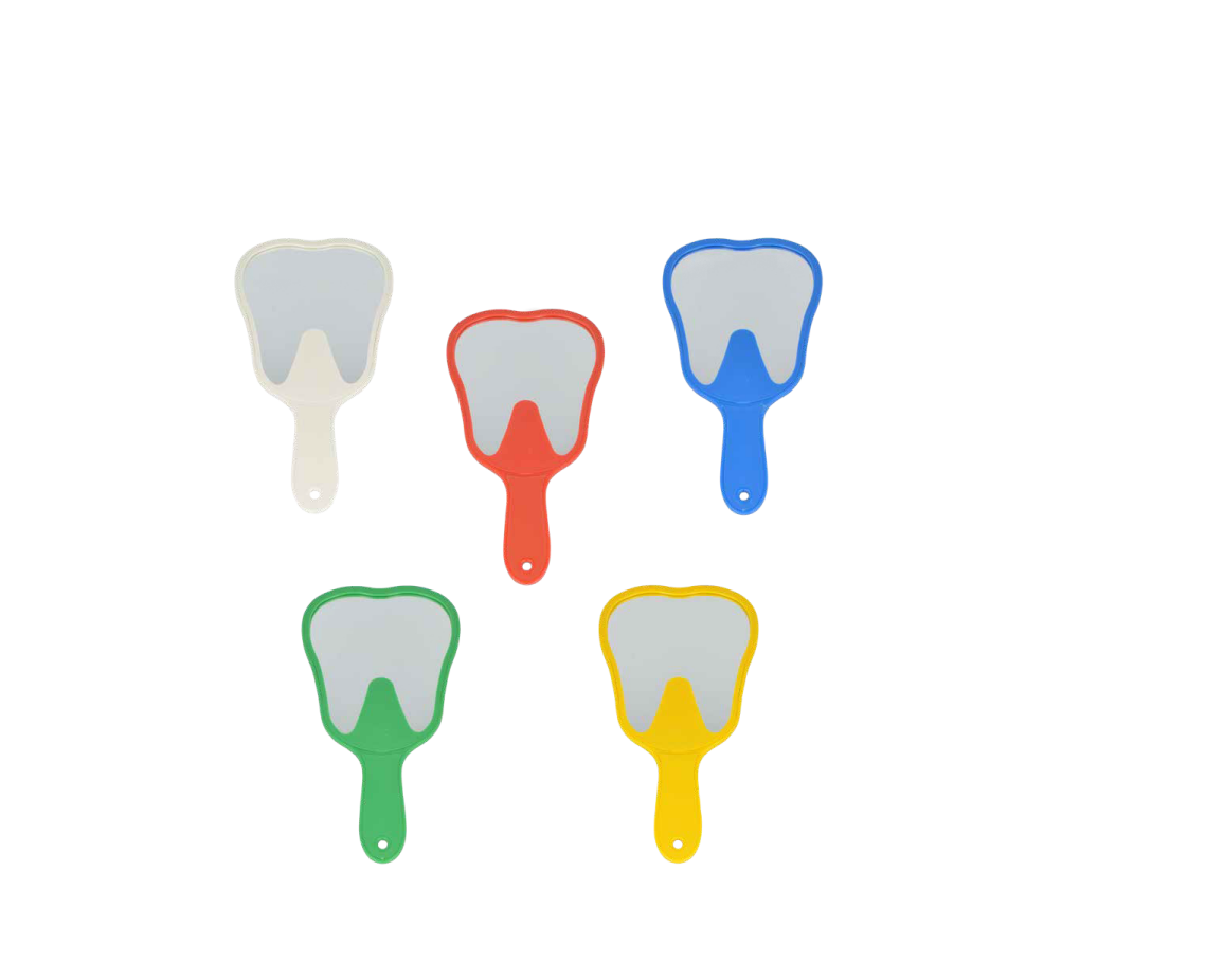 Polydent Καθρέφτης με σχήμα δοντιού σε διάφορα χρώματα